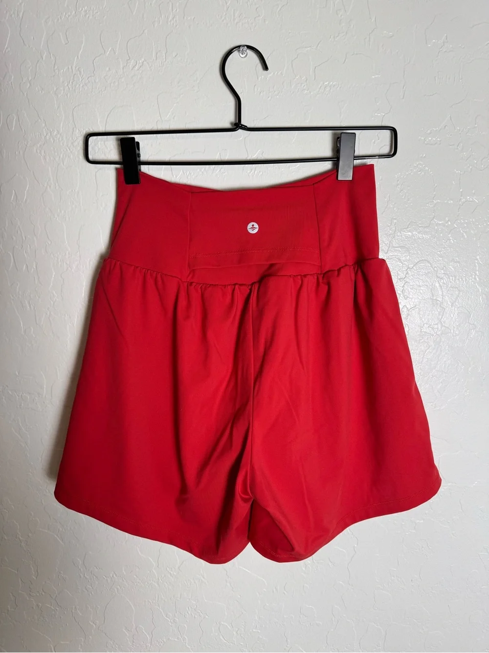 Halara SoftlyZero Airy 2-in-1 Yoga Shorts Winterberry Red Small
